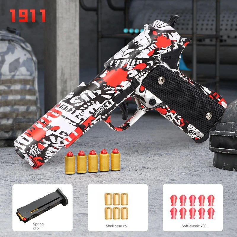 Super Soft Bullet Toy Gun – Realistic Shell Ejection & Manual Action!