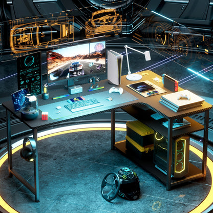 Premium COMHOMA L Shaped Gaming Desk