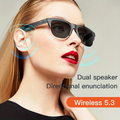 Smart Wireless Glasses – Music, Calls & UV Protection in One