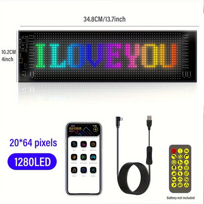 Programmable LED Pixel Soft Light Display – DIY Text, Patterns & Animations
