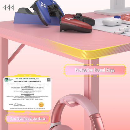 Premium COMHOMA L Shaped Gaming Desk