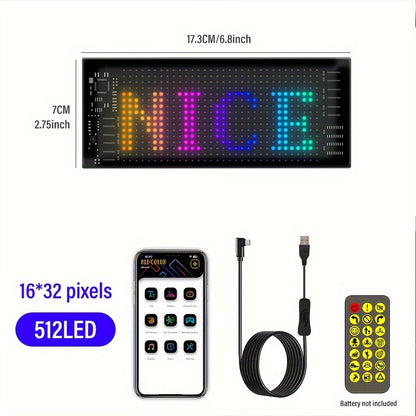 Programmable LED Pixel Soft Light Display – DIY Text, Patterns & Animations