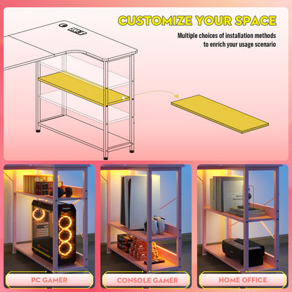 Premium COMHOMA L Shaped Gaming Desk